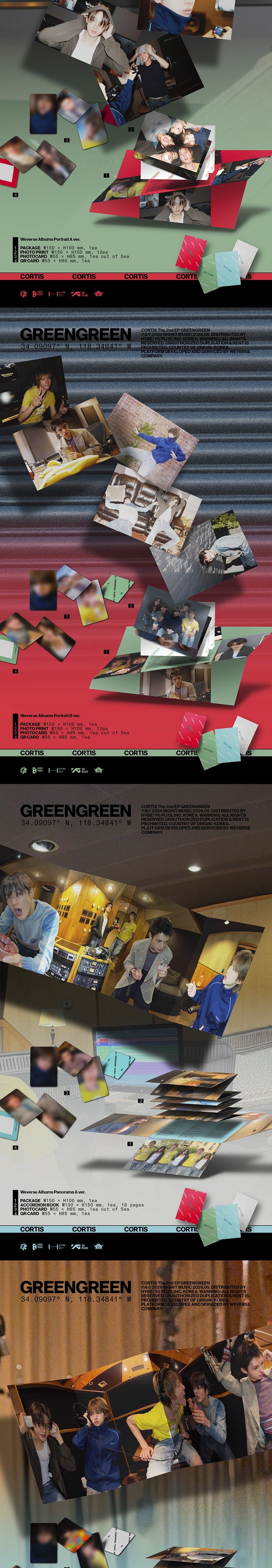 Korea Pop Store CORTIS - The 2nd EP [Green Green] (Weverse Albums Ver.) Kawaii Gifts