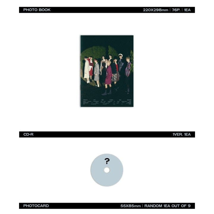 Korea Pop Store CRAVITY - [Sun Seeker] (6th Mini Alvum) (Seeker – Night Ver.) Kawaii Gifts 8804775256868