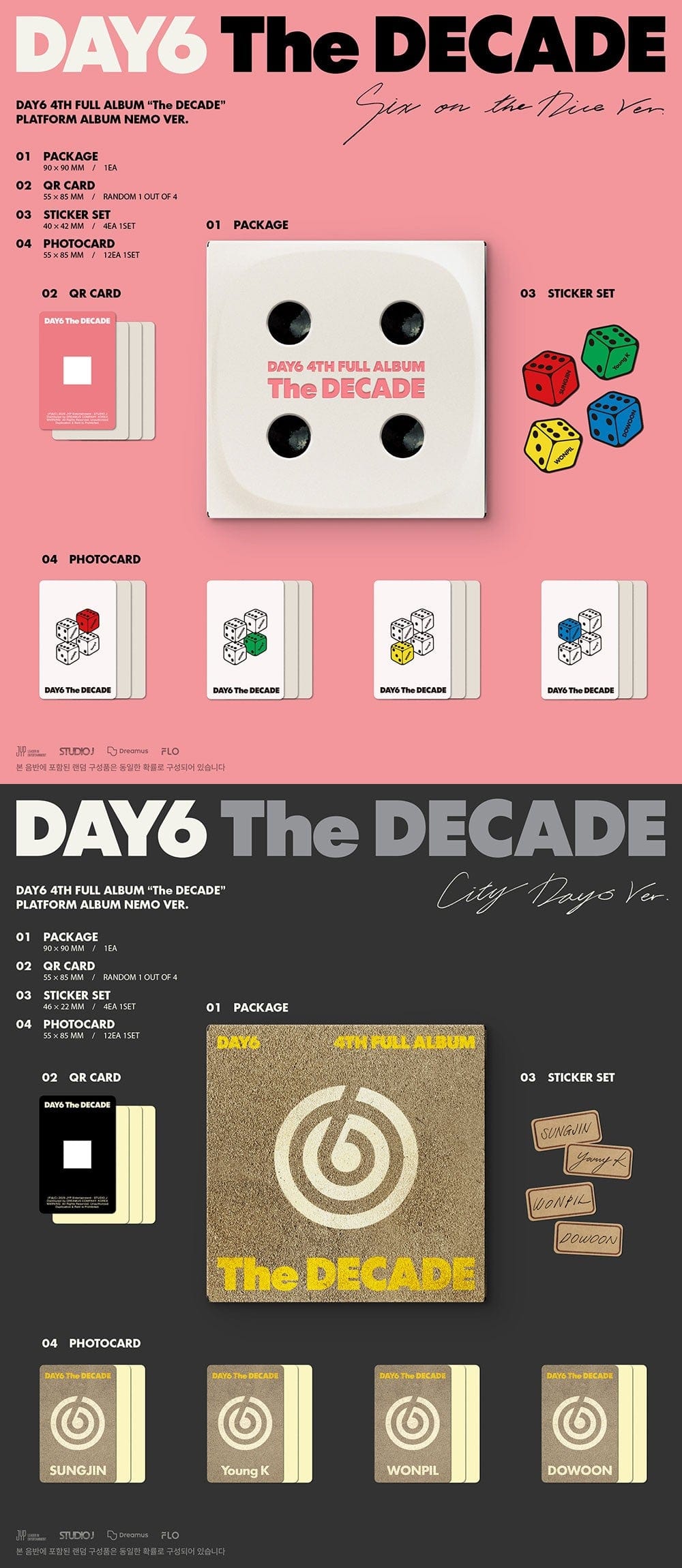 Korea Pop Store DAY6 - THE DECADE (Platform Album Nemo Ver.) Kawaii Gifts