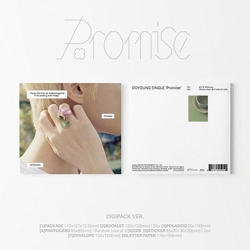 Korea Pop Store DOYOUNG - Single [Promise] Digipack Ver. Kawaii Gifts