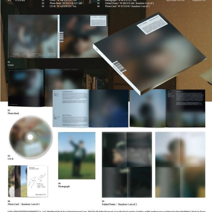 Korea Pop Store DOYOUNG - [Youth] Digipack Ver. Kawaii Gifts 8804775369629