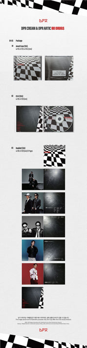 Korea Pop Store DPR CREAM & DPR ARTIC - No Drugs Kawaii Gifts