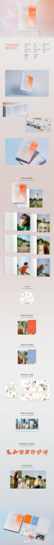 Korea Pop Store ENHYPEN - Orange Blood (Engene Ver.) Kawaii Gifts 8809704426794