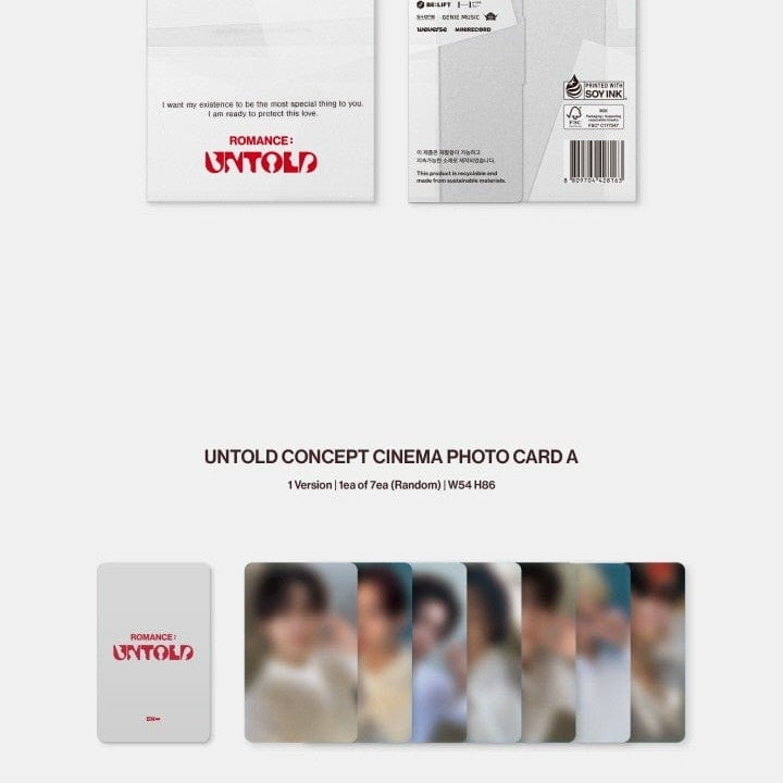 Korea Pop Store ENHYPEN - Romance : Untold (Weverse Albums Ver.) Kawaii Gifts 8809704428163