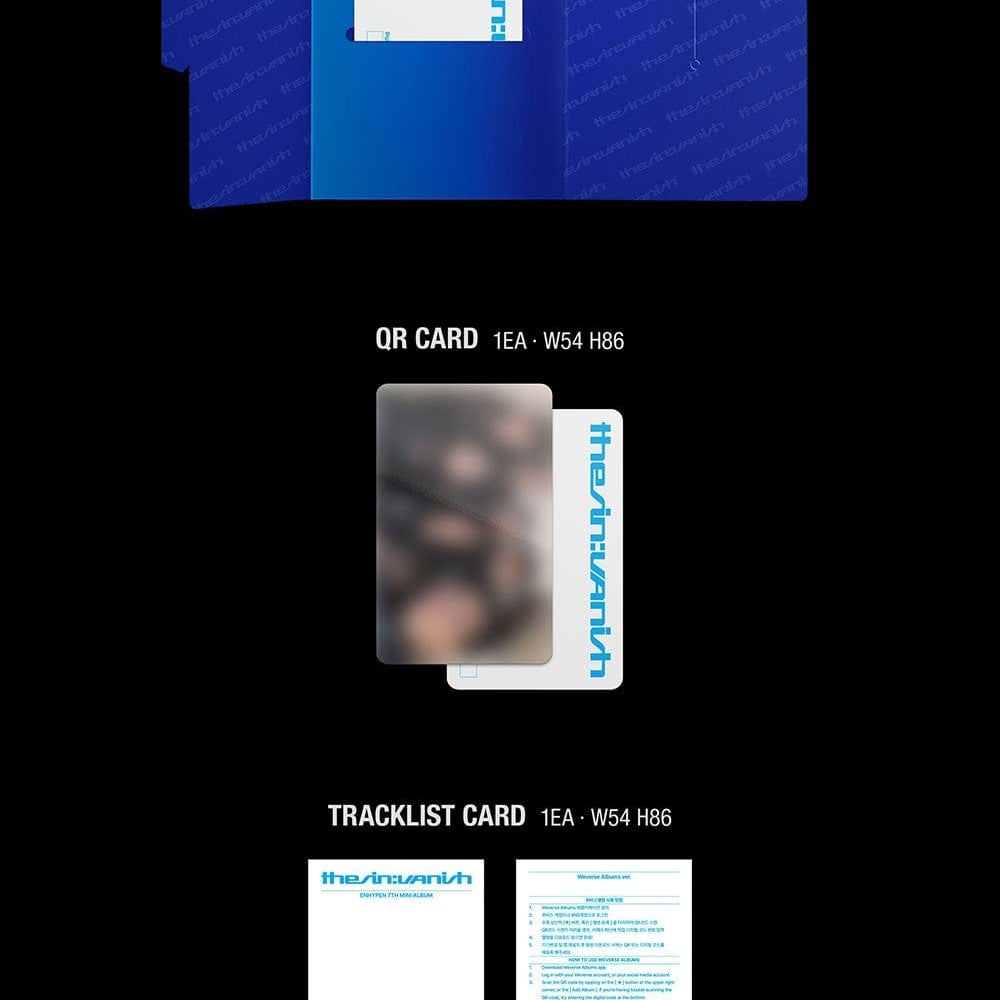 Korea Pop Store ENHYPEN - The Sin : Vanish (Weverse Albums Ver.) Kawaii Gifts