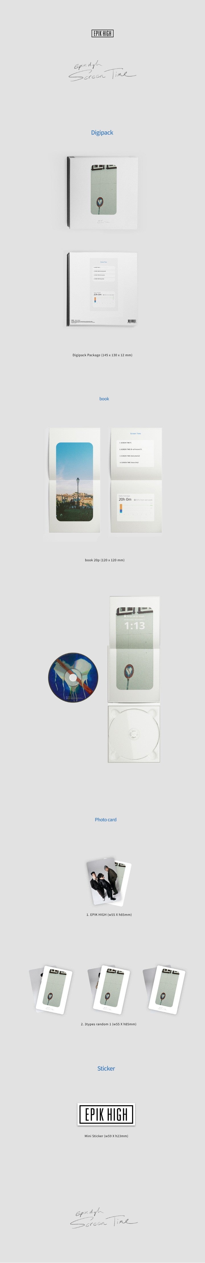 Korea Pop Store EPIK HIGH - Screen Time Kawaii Gifts 8809314515796