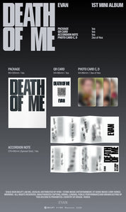 Korea Pop Store EVAN - Death of Me (Weverse Albums Ver.) Kawaii Gifts