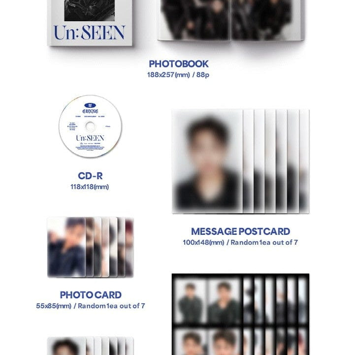 Korea Pop Store EVNNE - [Un : Seen] (2nd Mini Album) Kawaii Gifts 8809704427623