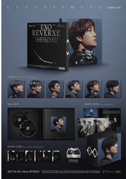 Korea Pop Store EXO - The 8th Album [Reverxe] (Compact Ver.) Kawaii Gifts 8804775459320