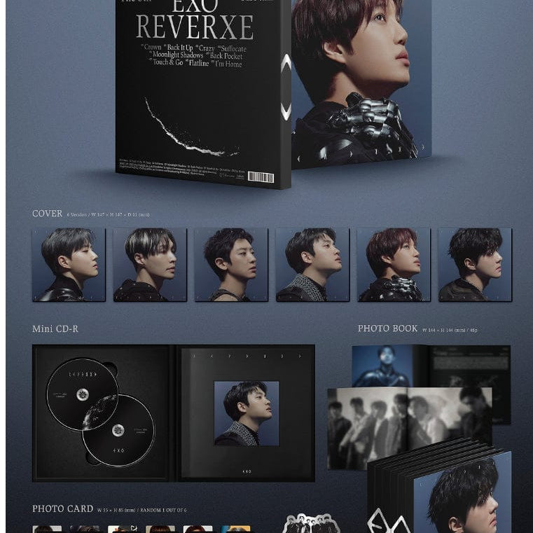 Korea Pop Store EXO - The 8th Album [Reverxe] (Compact Ver.) Kawaii Gifts 8804775459320