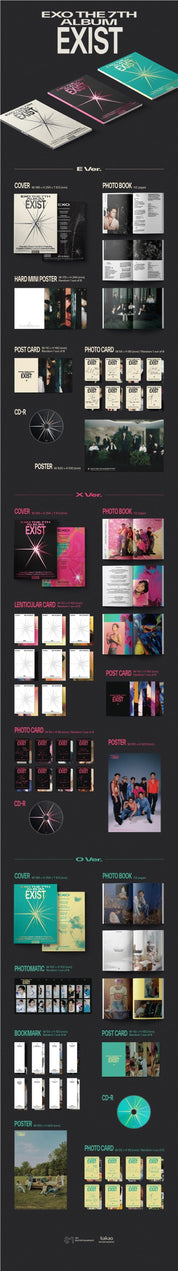Korea Pop Store EXO - Vol.7 [Exist] (Photo Book Ver.) Kawaii Gifts 8804775256097