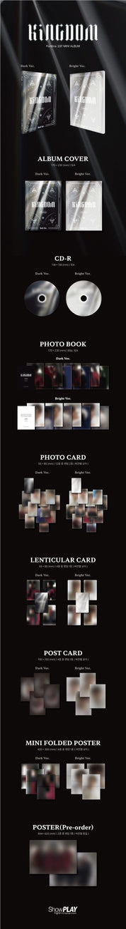 Korea Pop Store FORTENA - Kingdom (1st Mini Album) Kawaii Gifts