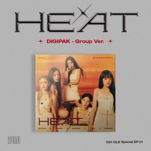 Korea Pop Store (G)I-DLE - Heat (Digipack - Group Ver.) (Special Album) Kawaii Gifts