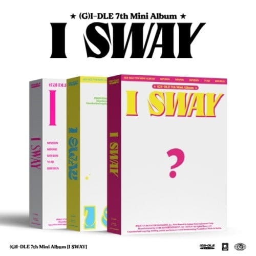 Korea Pop Store (G)I-DLE - [I Sway] (7th Mini Album) Kawaii Gifts 8804775450235