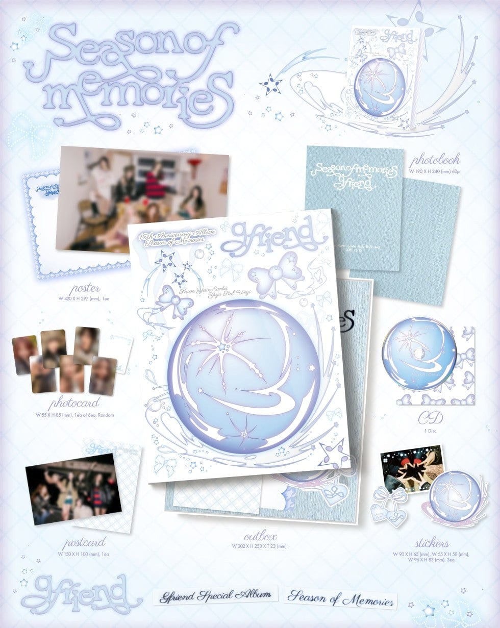 Korea Pop Store GFRIEND - Special Album [Season of Memories] Kawaii Gifts