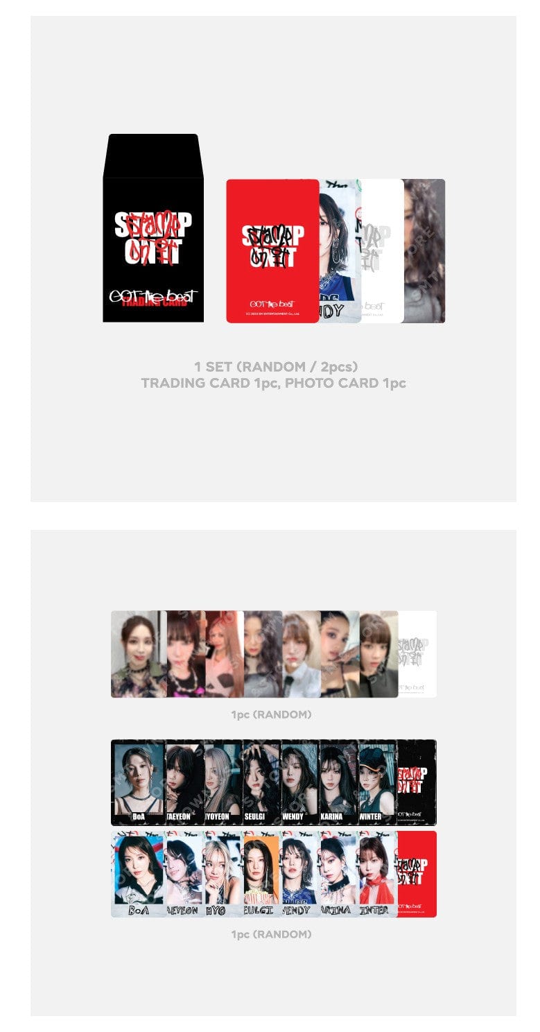Korea Pop Store [GOT THE BEAT] RANDOM TRADING CARD SET - Stamp On It Kawaii Gifts