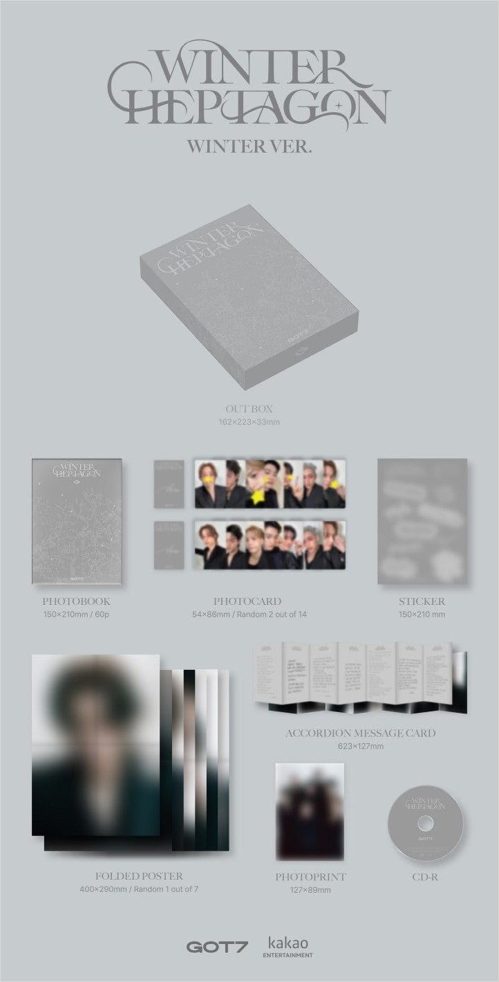 Korea Pop Store GOT7 - Winter Heptagon Kawaii Gifts