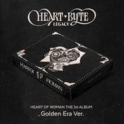 Korea Pop Store HEART OF WOMAN - The 1st Album [Heart Byte: Legacy] Golden Era Ver. Kawaii Gifts