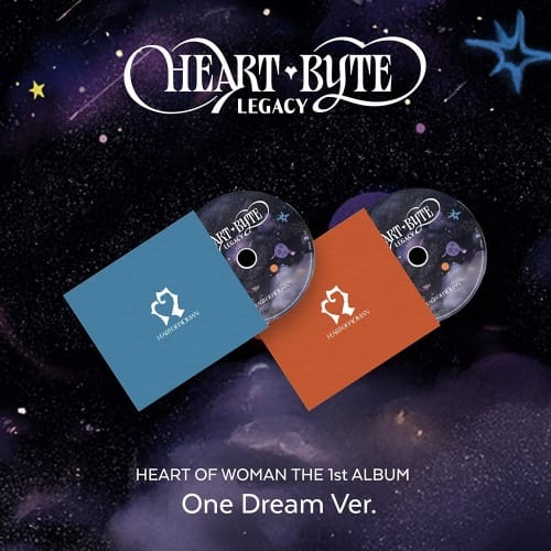 Korea Pop Store HEART OF WOMAN - The 1st Album [Heart Byte: Legacy] One Dream Ver. Kawaii Gifts