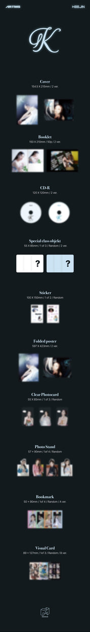 Korea Pop Store HEEJIN - [K] (1st Mini Album) Kawaii Gifts 8804775 367540