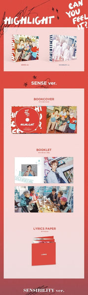 Korea Pop Store Highlight - Can You Feel It? (1st Mini Album) Sense Ver. (A) Kawaii Gifts 8804775078712