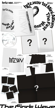 Korea Pop Store HRTZ.WAV - 1st Mini Album [The First Wave] (HRTZ Ver.) Kawaii Gifts