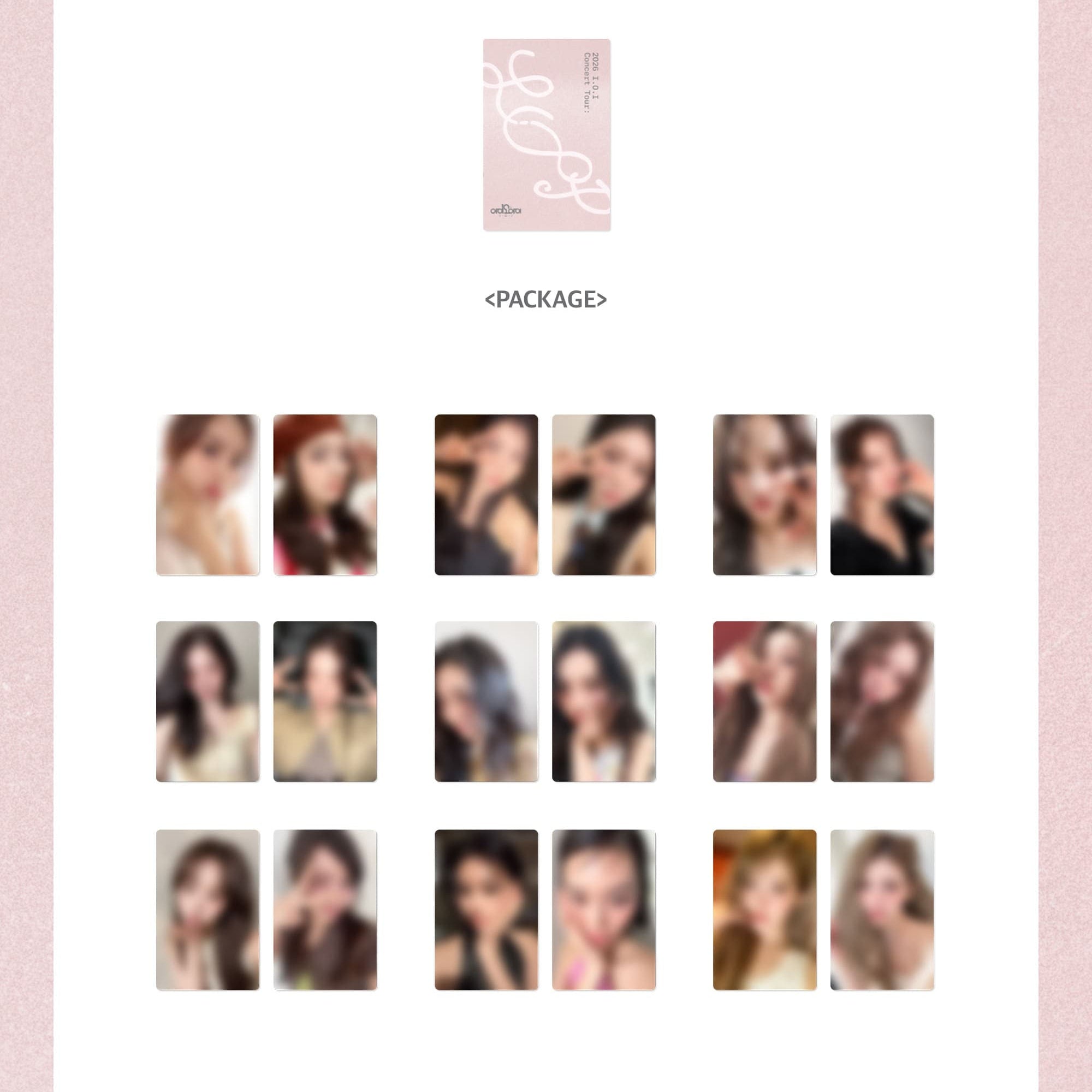 Korea Pop Store [I.O.I] Loop - Random Selfie Photocard Set Kawaii Gifts