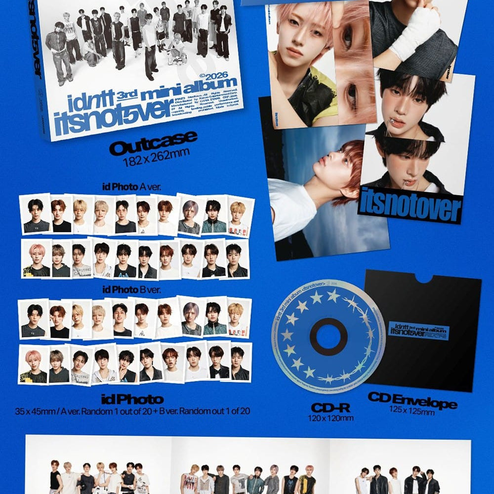 Korea Pop Store idntt - [ITSNOTOVER] (CD) Kawaii Gifts