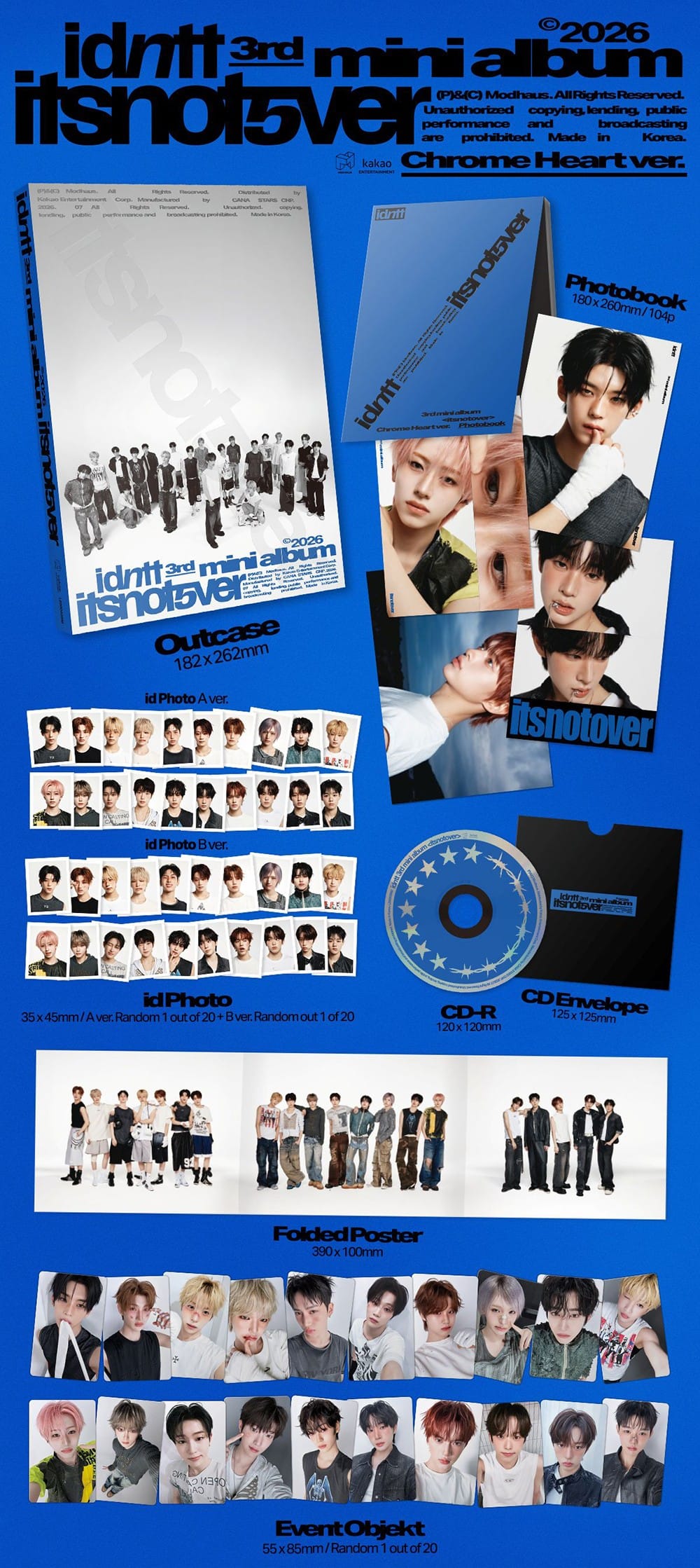 Korea Pop Store idntt - [ITSNOTOVER] (CD) Kawaii Gifts
