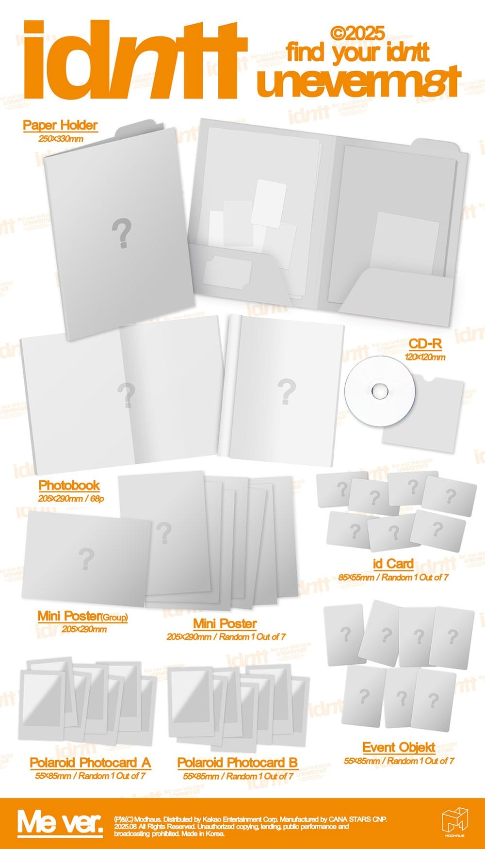 Korea Pop Store idntt - Mini [Unevermet] Kawaii Gifts