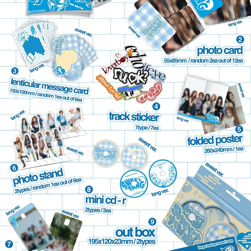 Korea Pop Store ifeye - 2nd EP [Sweet Tang] (Photobook Ver.) Kawaii Gifts