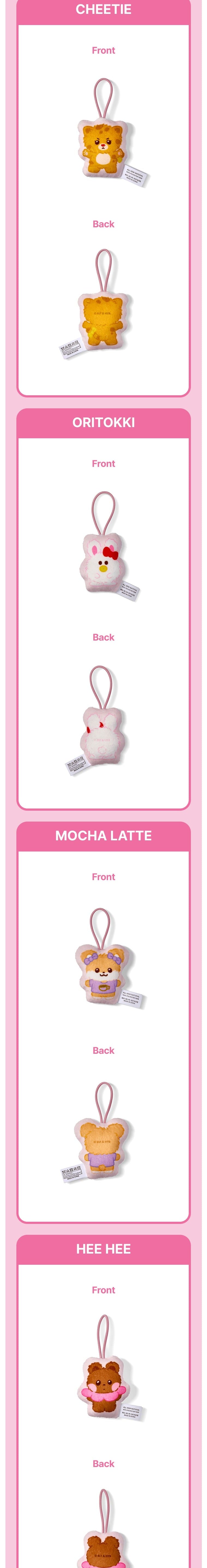 Korea Pop Store [ILLIT] 2nd Debut Anniversary - Plush Keychain Lucky Draw Kawaii Gifts