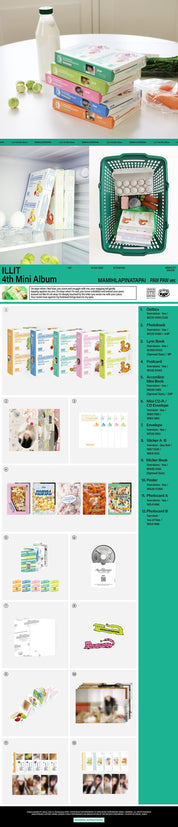 Korea Pop Store ILLIT - 4th Mini Album [Mamihlapinatapai] Paw Paw Ver. Kawaii Gifts