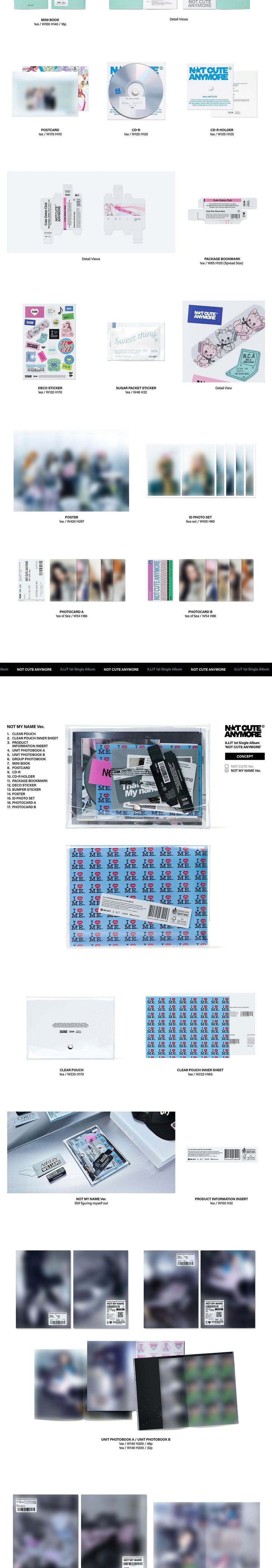 Korea Pop Store ILLIT - Not Cute Anymore Kawaii Gifts