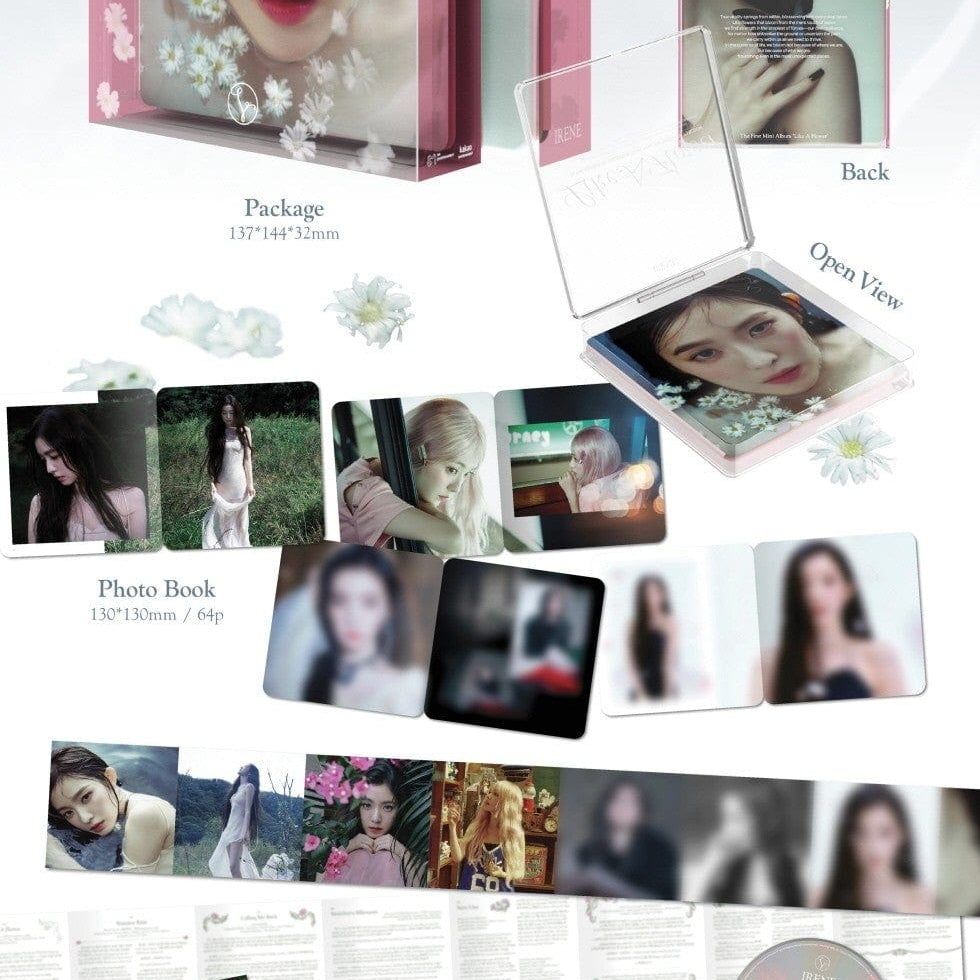 Korea Pop Store IRENE - [Like a Flower] (1st Mini Album) (Case Ver.) Kawaii Gifts