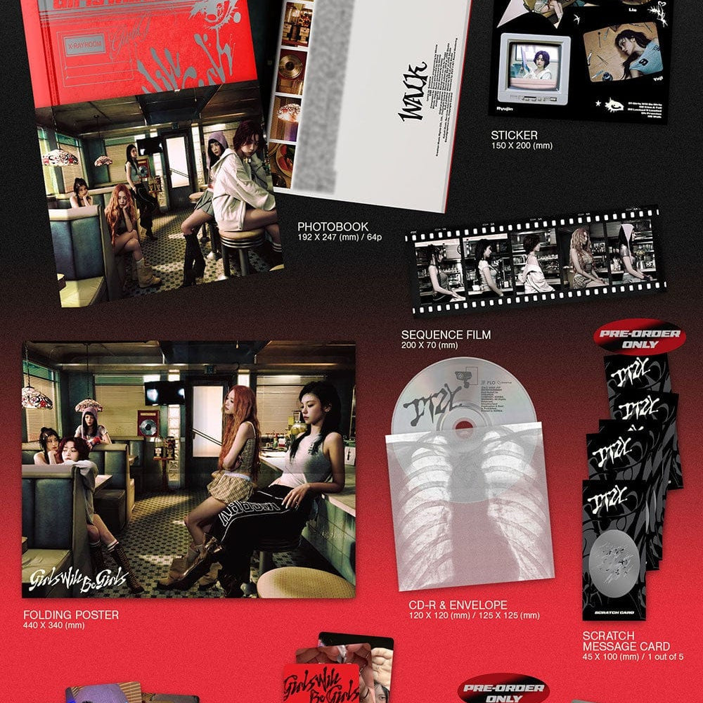 Korea Pop Store ITZY - [Girls Will Be Girls] (Photobook Ver.) Kawaii Gifts