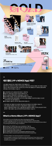 Korea Pop Store ITZY - Gold (Platform Album Nemo Ver.) Kawaii Gifts