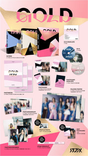 Korea Pop Store ITZY - Gold (Standard Ver.) Kawaii Gifts 8809954228308