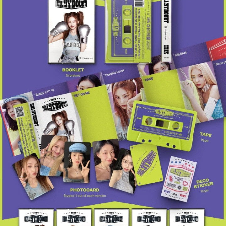 Korea Pop Store ITZY - Kill My Doubt (Casette) Kawaii Gifts