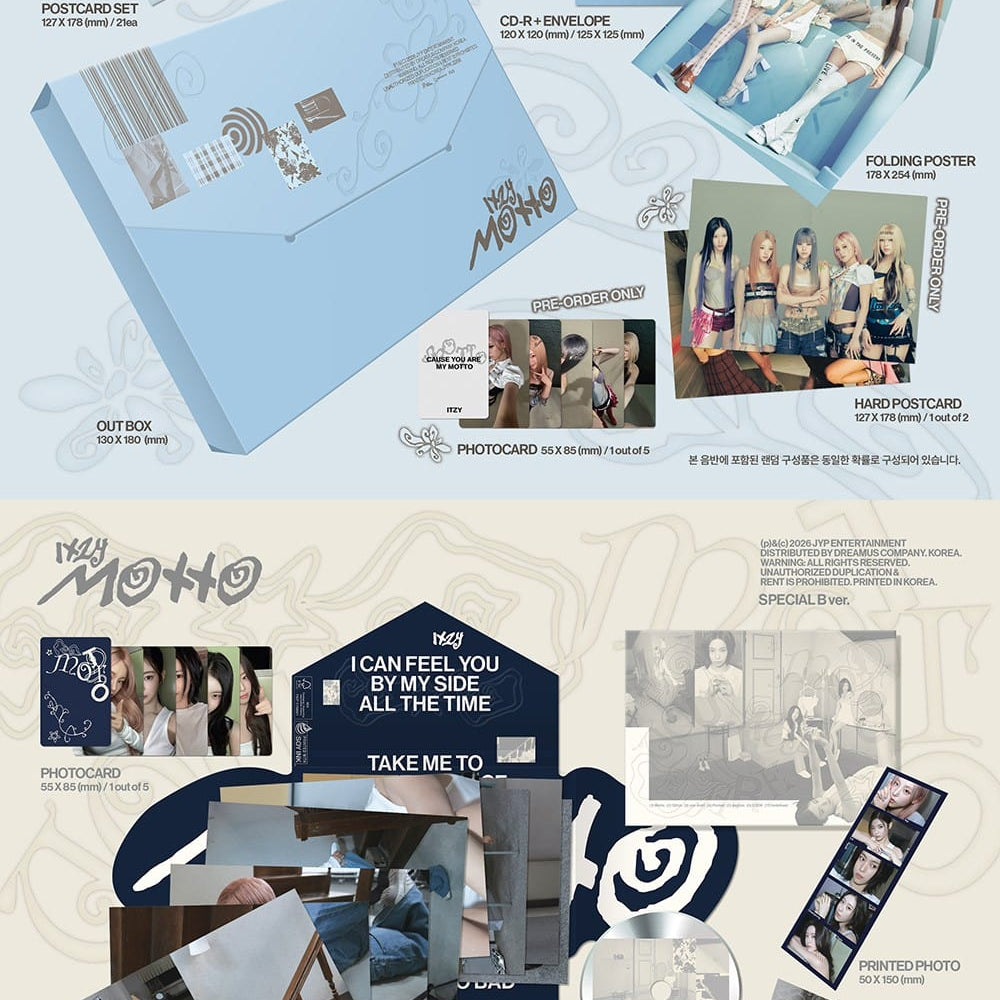 Korea Pop Store ITZY - Motto (Special Ver.) Kawaii Gifts