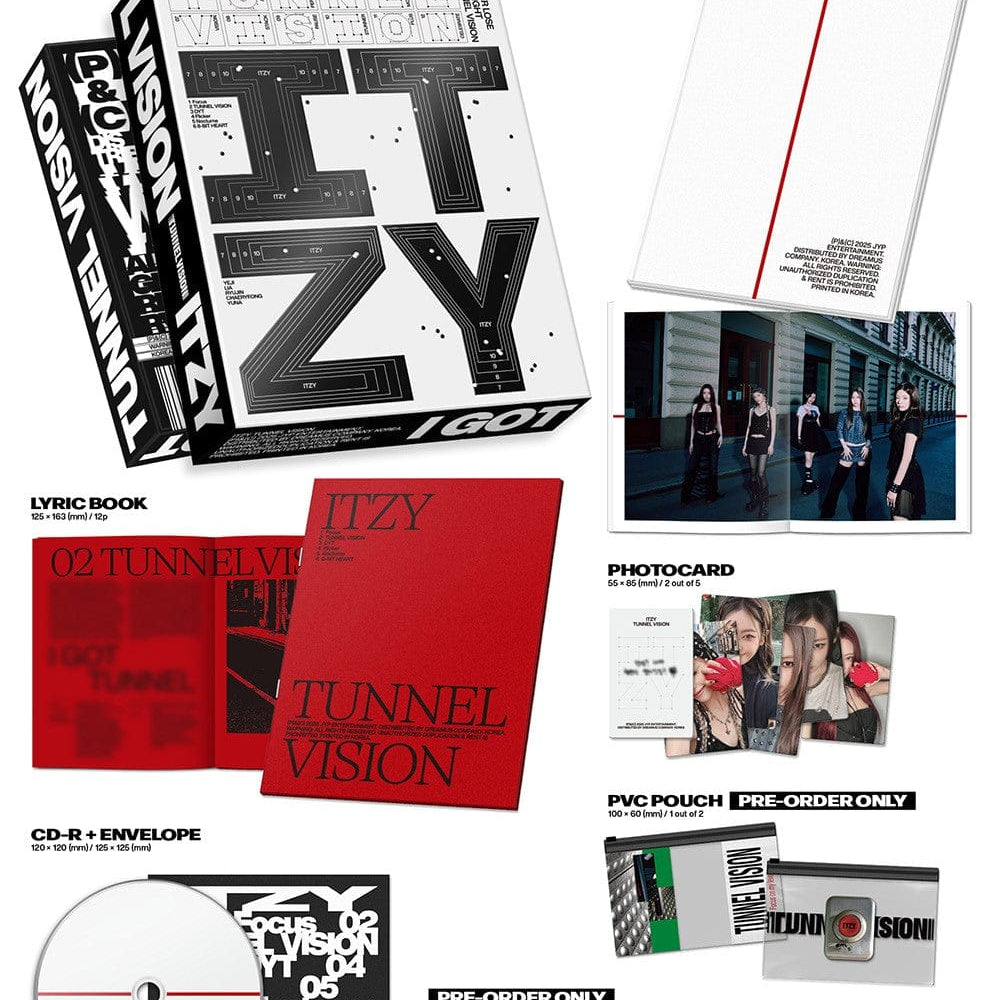 Korea Pop Store ITZY - Tunnel Vision (Box Ver.) Kawaii Gifts