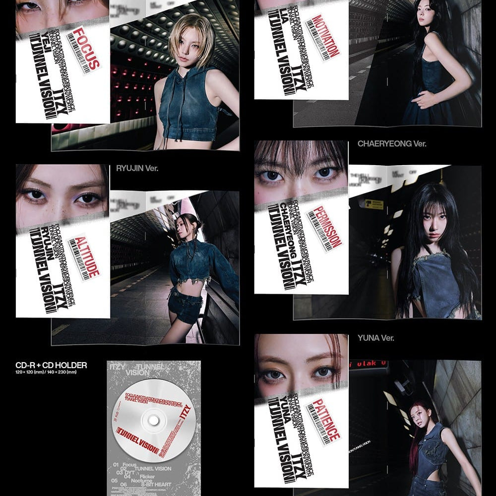Korea Pop Store ITZY - Tunnel Vision (Member Ver.) Kawaii Gifts 8809954224621