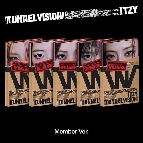 Korea Pop Store ITZY - Tunnel Vision (Member Ver.) Kawaii Gifts 8809954224621
