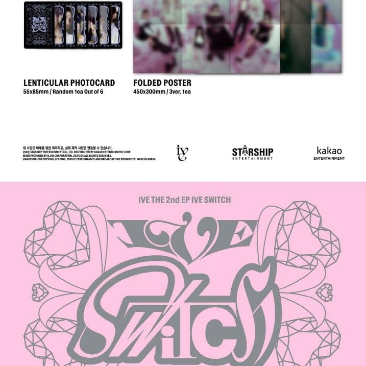 Korea Pop Store IVE - 2nd EP [Ive Switch] Kawaii Gifts 8804775369186