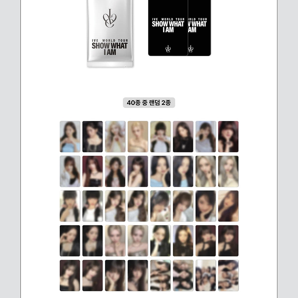 Korea Pop Store [IVE] Show What I Am - Random Photo Card Pack Kawaii Gifts