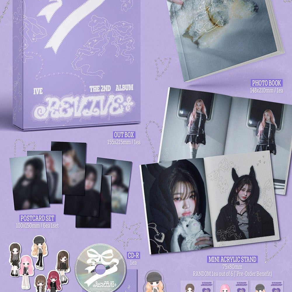 Korea Pop Store IVE - The 2nd Album [Revive+] (Loved IVE Ver.) Kawaii Gifts