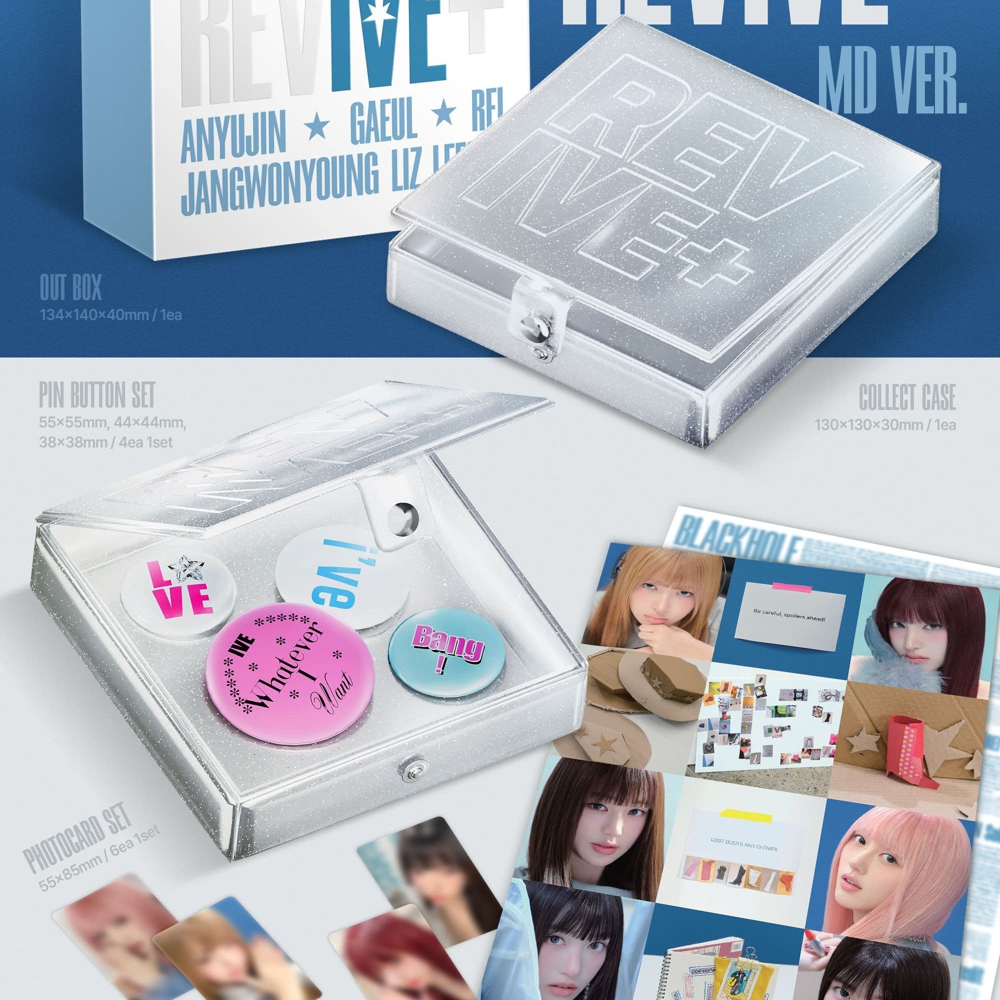 Korea Pop Store IVE - The 2nd Album [Revive+] (MD Ver.) (Limited) Kawaii Gifts