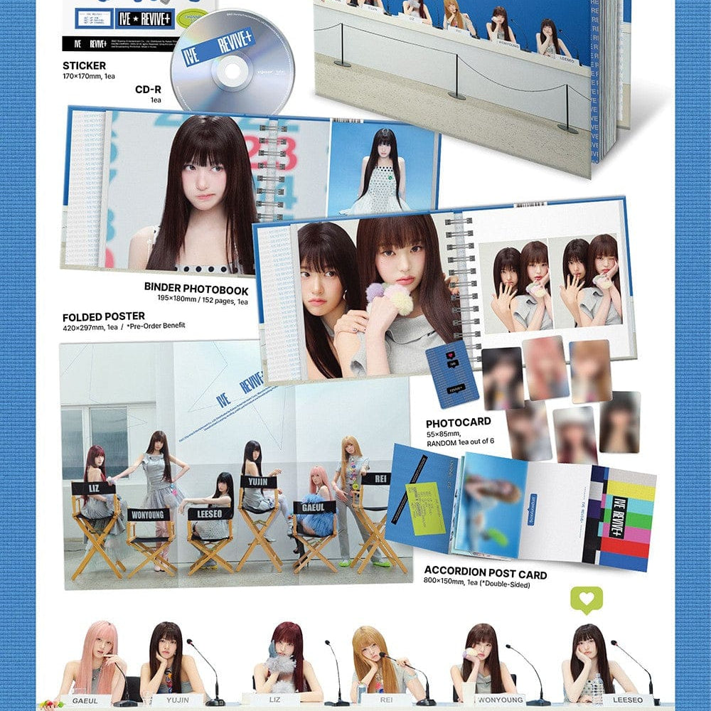 Korea Pop Store IVE - The 2nd Album [Revive+] (Spoilers Ver.) Kawaii Gifts