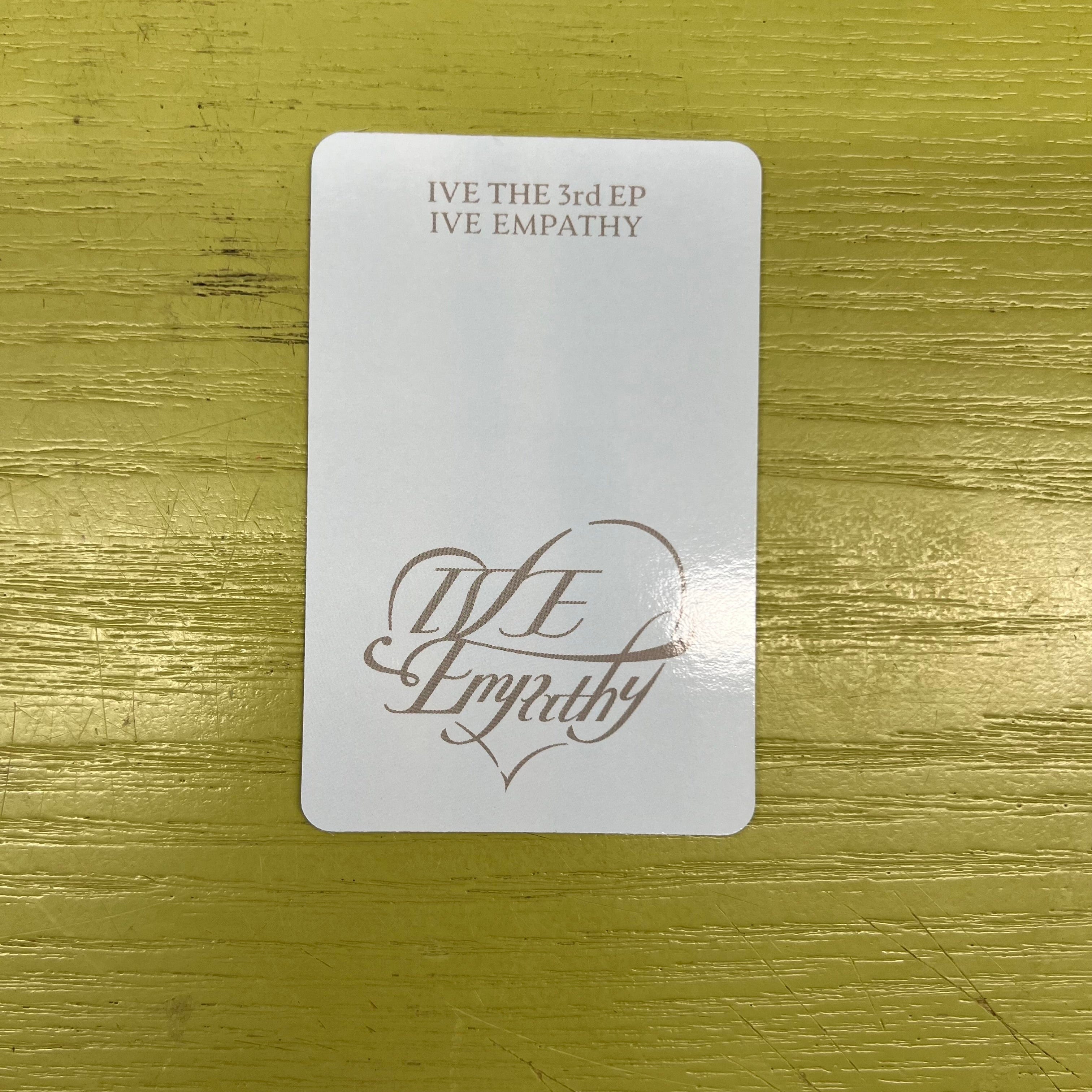 Korea Pop Store IVE - The 3rd EP [Ive Empathy] Starship Pre-Order Benefit Photocard Kawaii Gifts