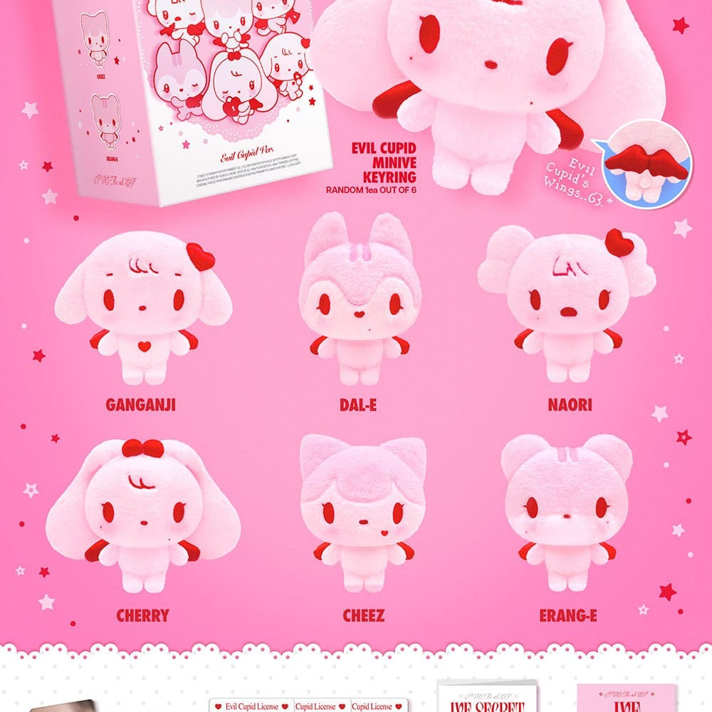 Korea Pop Store IVE - The 4th EP [Ive Secret] (Evil Cupid Ver. Platform) Kawaii Gifts